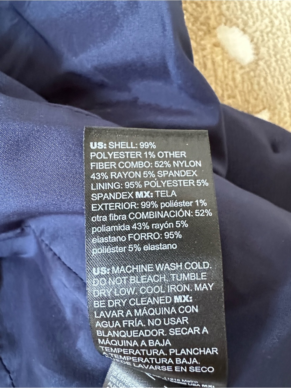 White House Black Market Classic Navy-Trim Tweed Jacket & Skirt Suite Size 2 - Picture 11 of 13